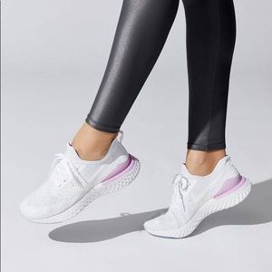Nike Epic React Flyknit 2 Running Shoes White/Pink